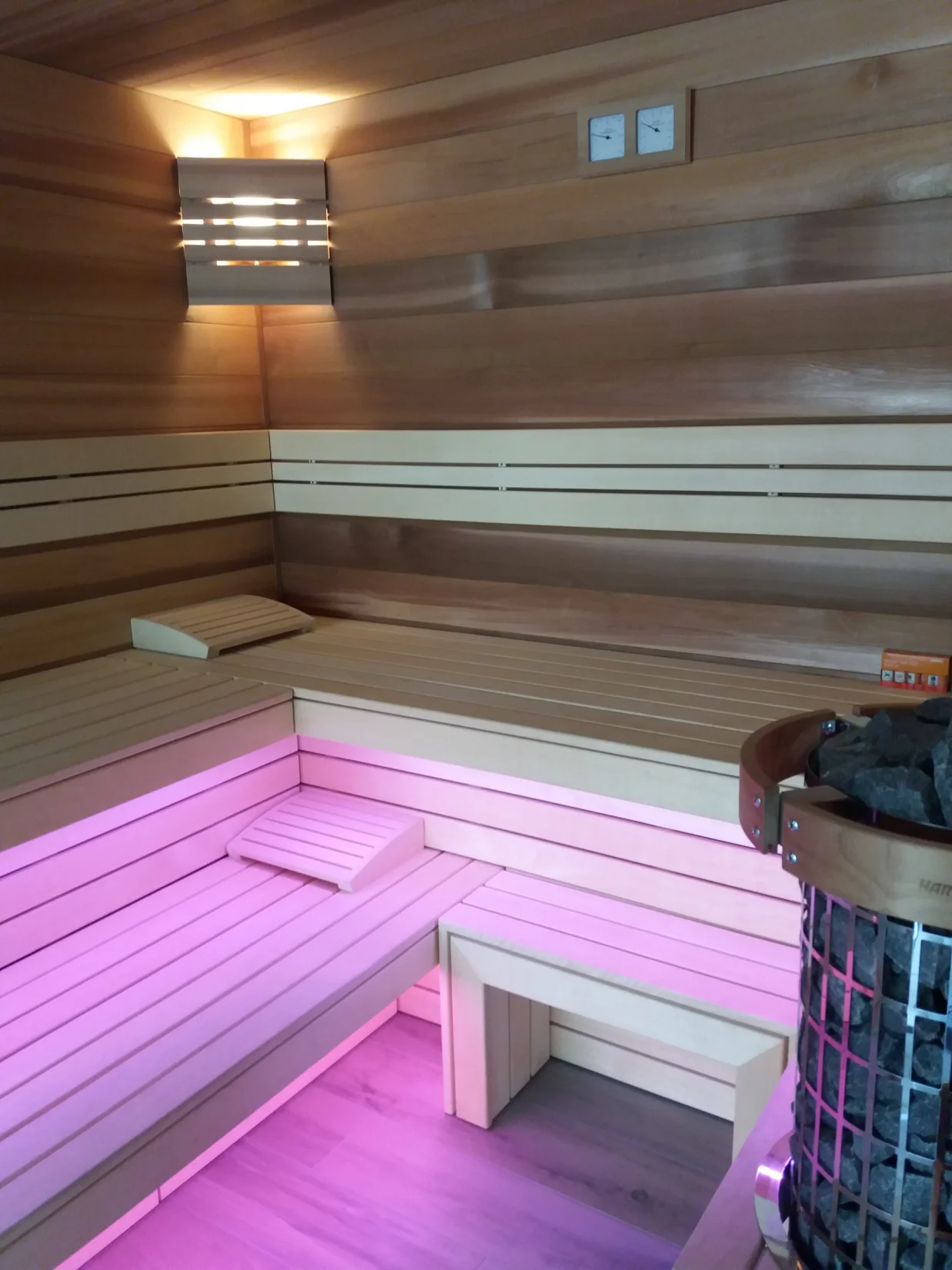 Sauna wewnętrzna widok 3